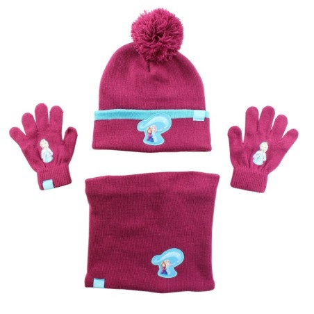 Bonnet Gant Snood La Reine des Neiges Fille