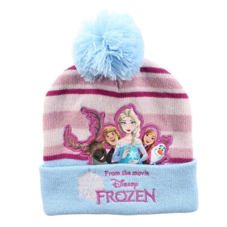 Bonnet avec pompon La Reine des Neiges Fille