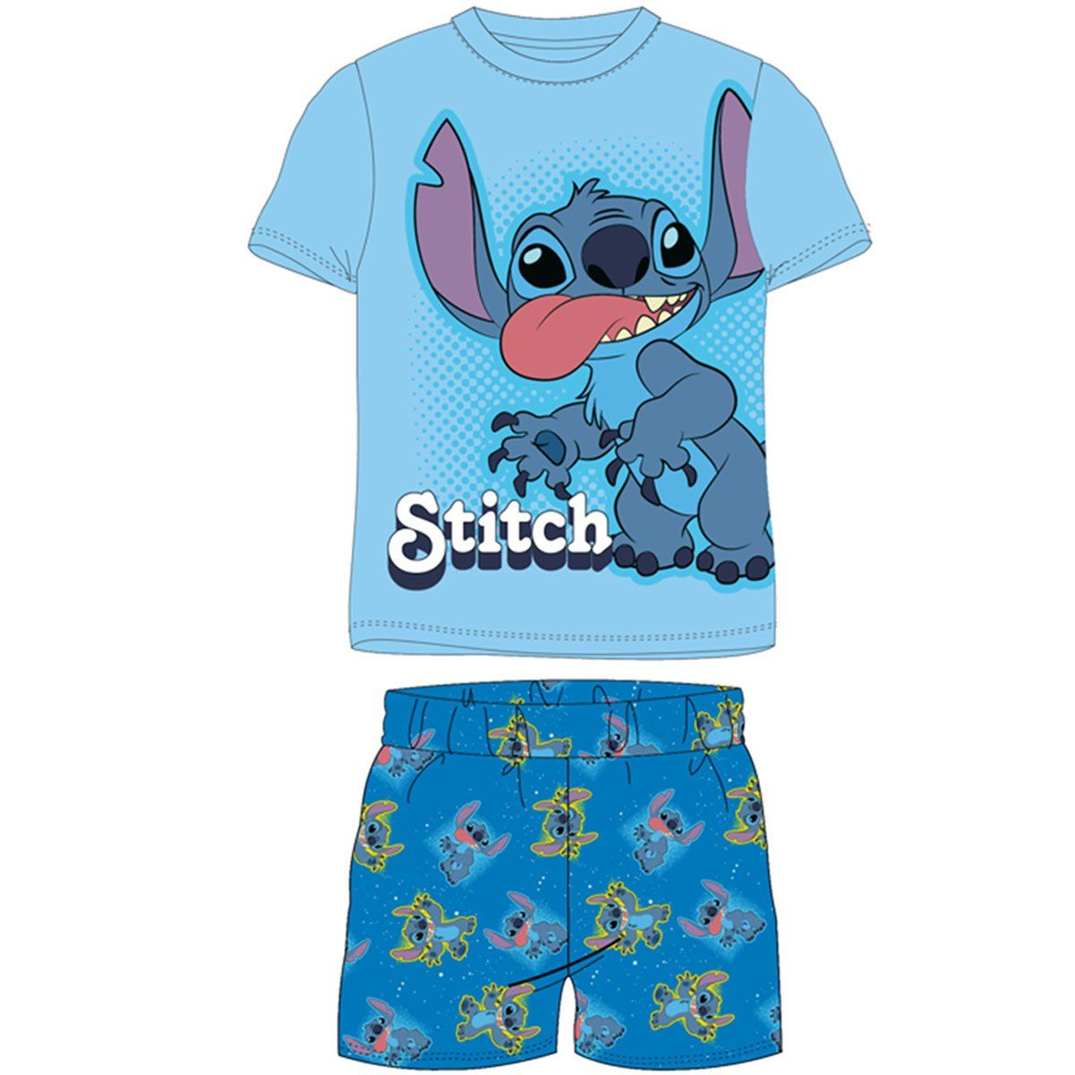 Ensemble 2 pièces Pyjama Garçon Lilo & Stitch