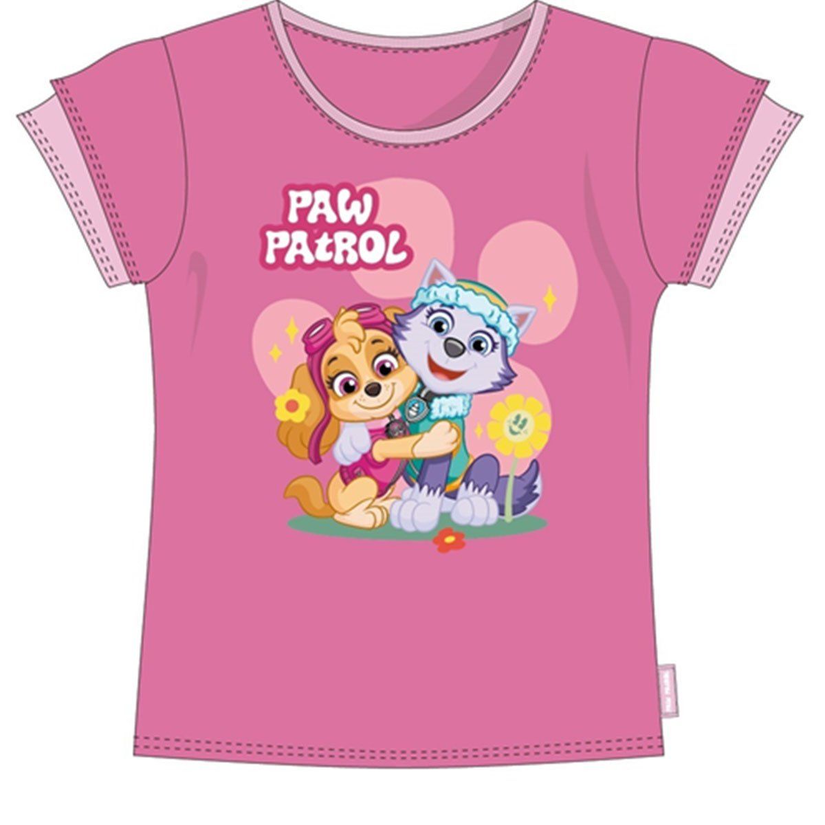 T-shirt Fille Paw Patrol