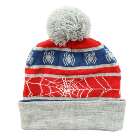 Bonnet avec pompon Spiderman Garçon