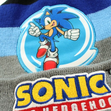 Bonnet avec pompon Sonic