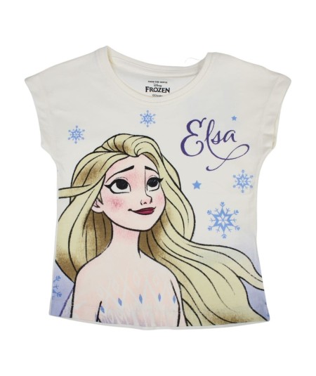 T-shirt manches courtes Fille La Reine des Neiges